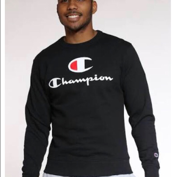 🎉HP🎉🆕 New Champion Men's Big C Fleece Sweatshirt (M) - Picture 2 of 12